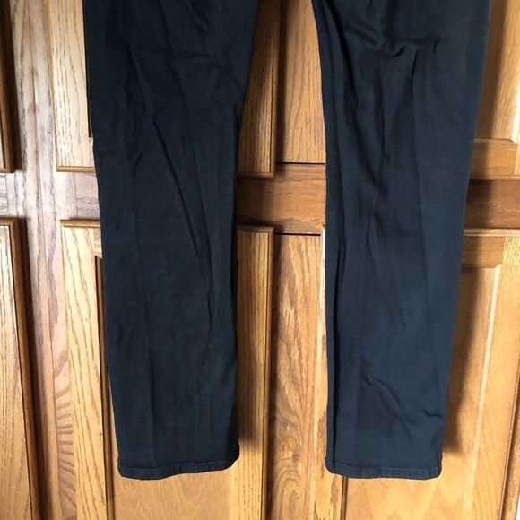 Jen7 by 7 For All Mankind Ankle Straight Jeans Black Size 6 - Picture 9 of 13